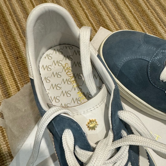 Stuart Weitzman Daryl Sneaker. Teal/Suede. Sz. 9.5. - Picture 2 of 6